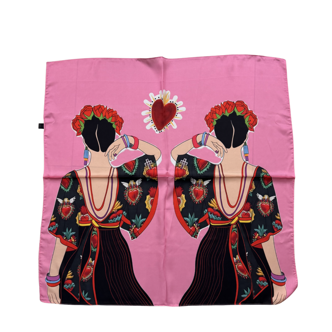 MASCADA FRIDA KAHLO ROSA