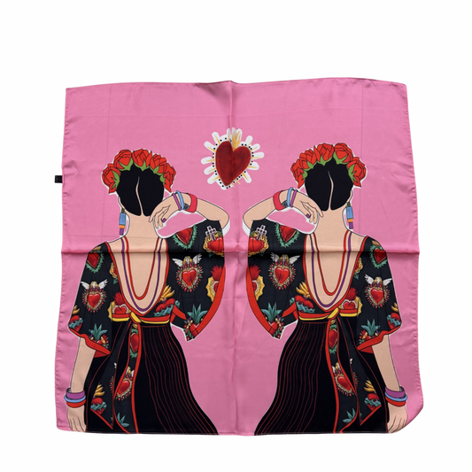 MASCADA FRIDA KAHLO ROSA