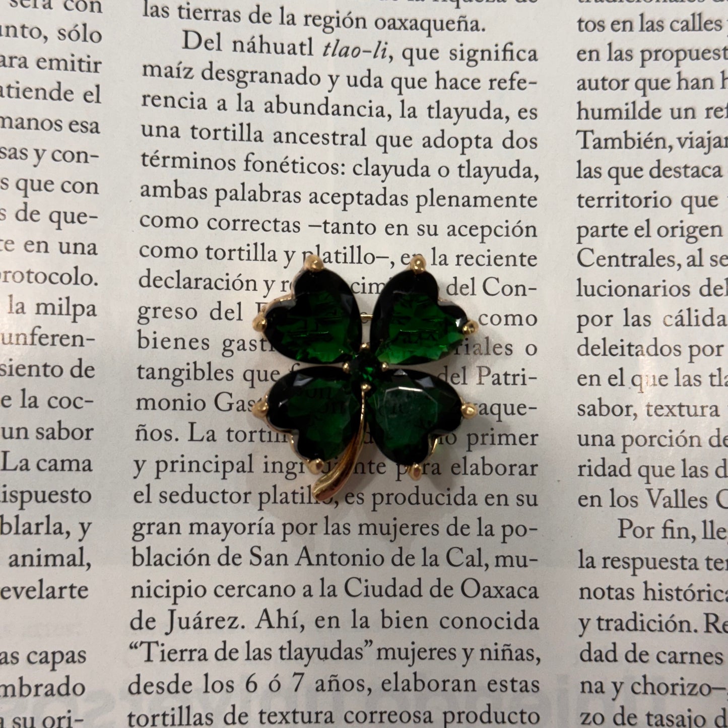 BROCHE TRÉBOL